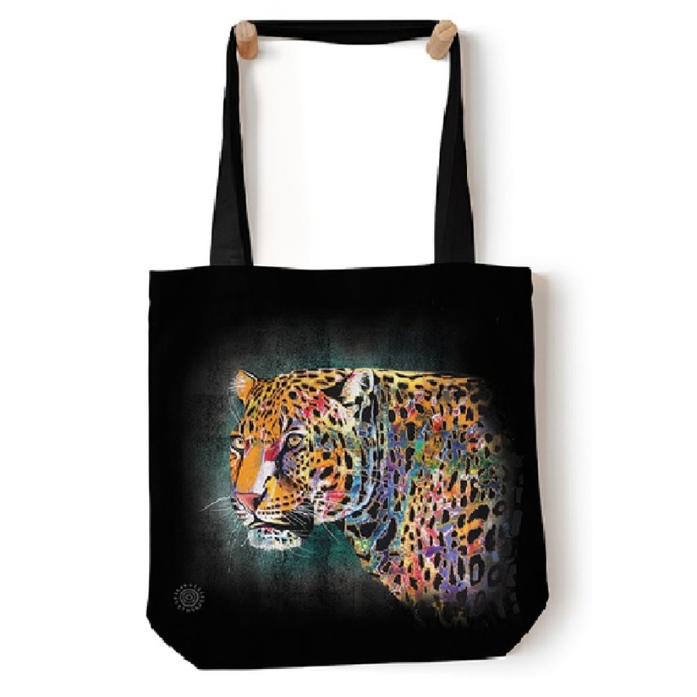 The Mountain Painted Cheetah 18" Tote Bag